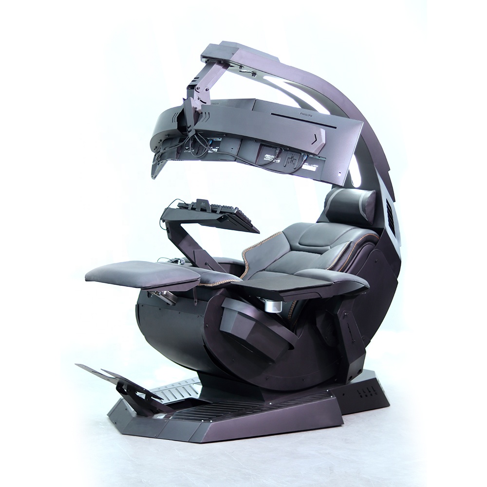 Rgb Gaming Chair - Kursi Gaming Workstation Zero Gravity Recliner