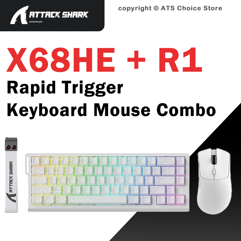Esports Gaming Uk - ATTACK SHARK X68 HE Keyboard Magnetik
