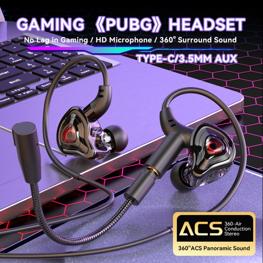 Esports Gaming Video - Headset Gaming Esports Suara Surround 360°