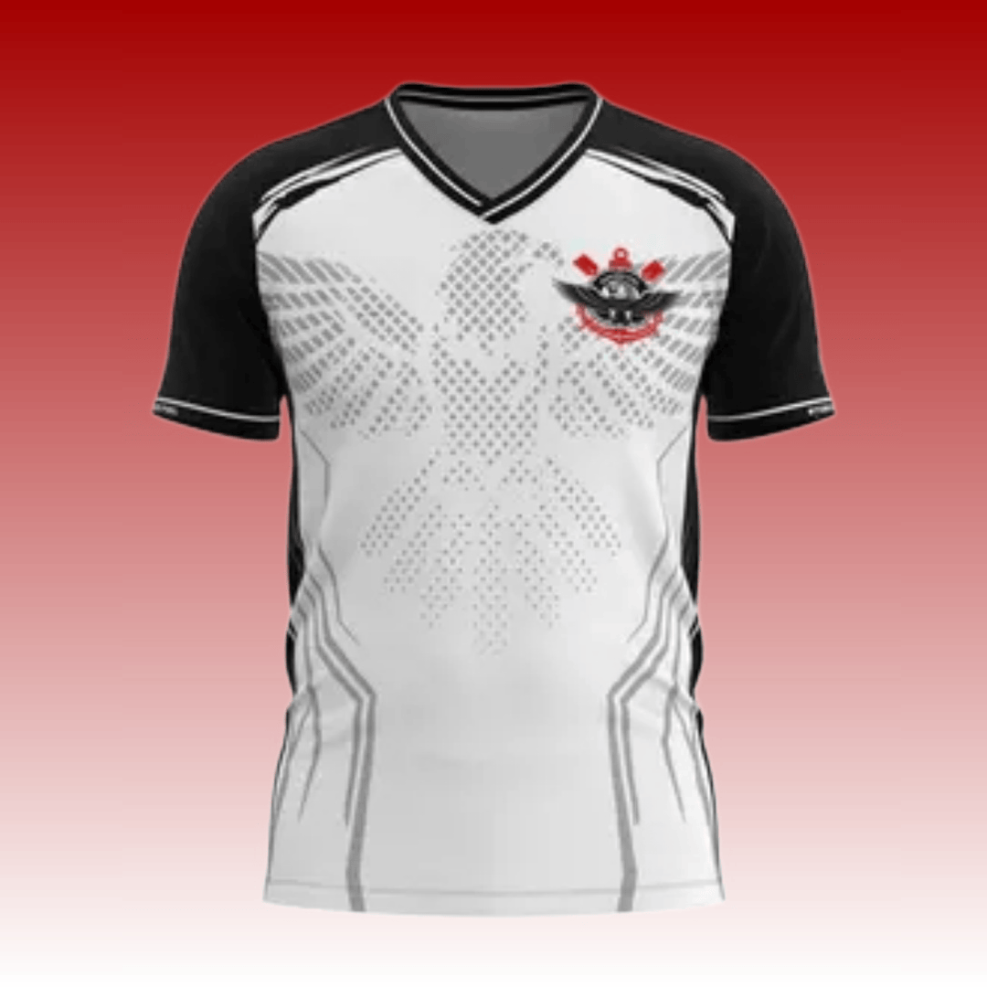 Esports Gaming Jersey - Jersey E-Sports Pola Elang Pria Hitam