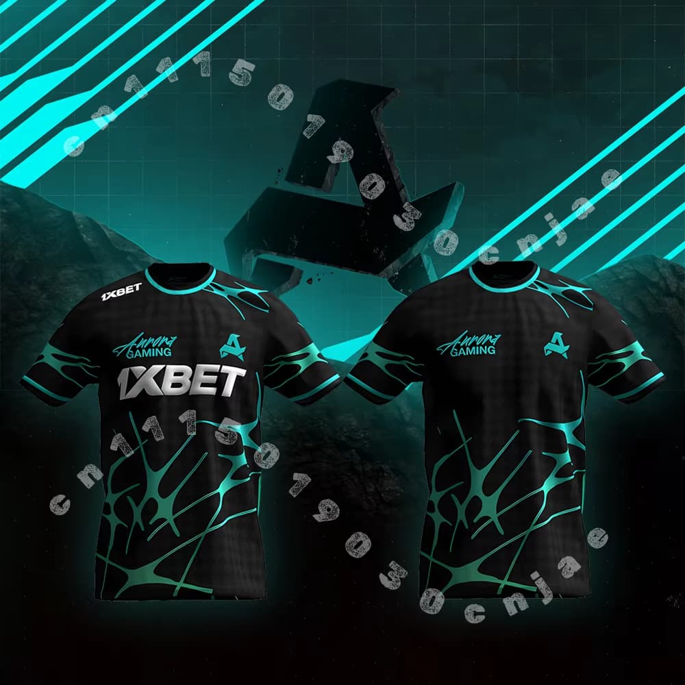 Esports Gaming Jersey - Esports Anuna Gaming MAJ3R Turquoise Fluid
