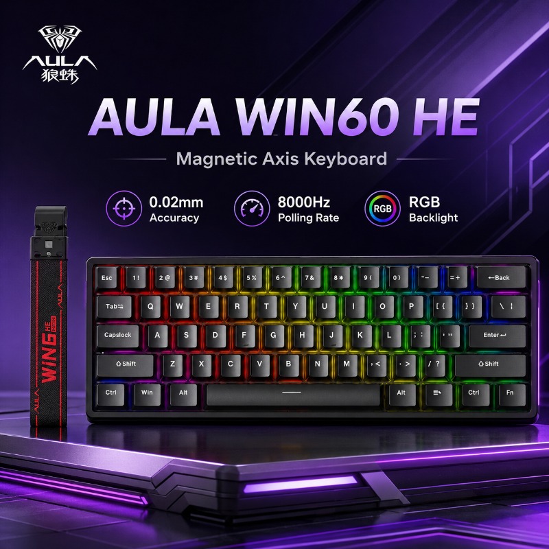 Esports Gaming Uk - AULA WIN60 HE Keyboard Gaming Kabel