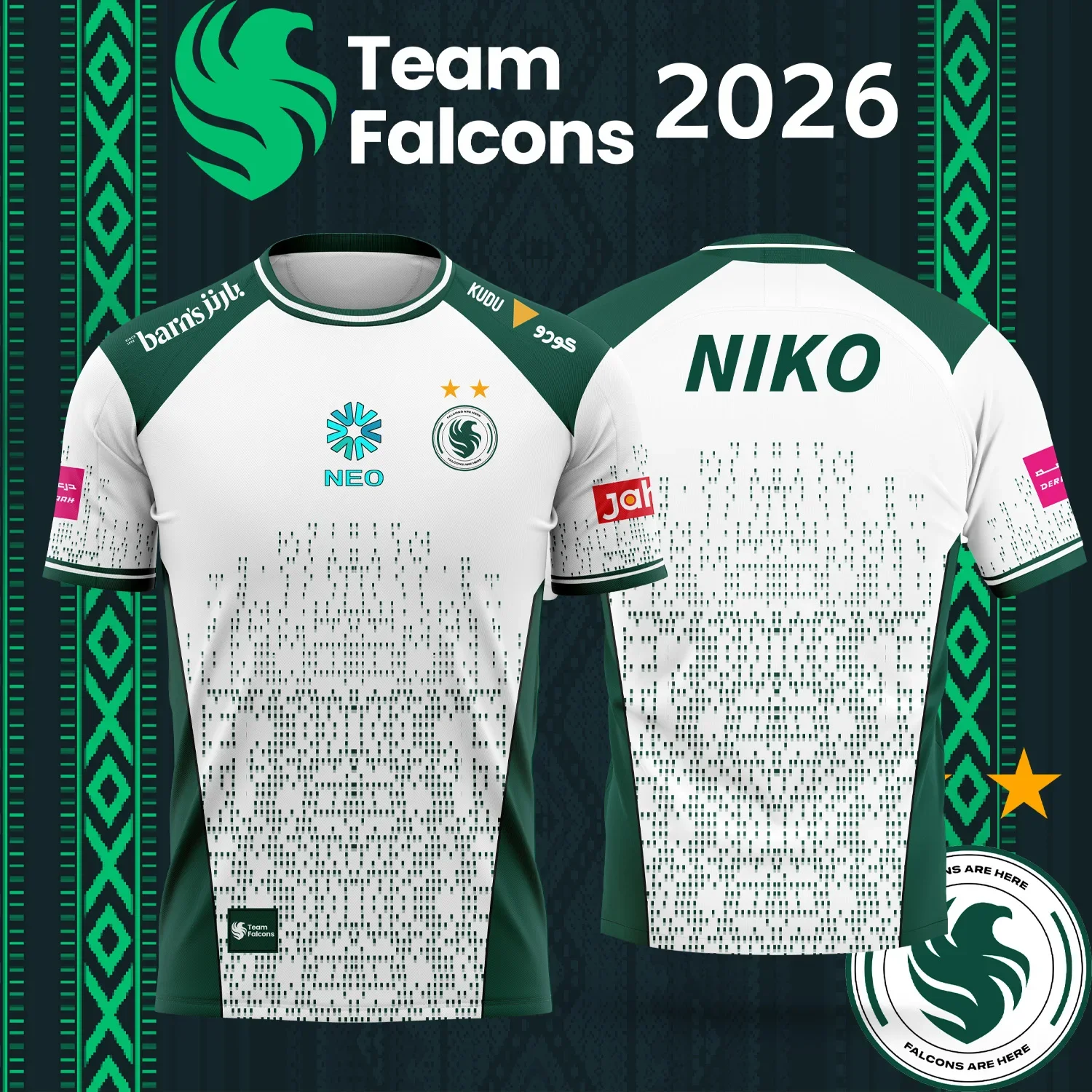 Esports Gaming Jersey - Jersey Tim Esports Falcons Tim Baru