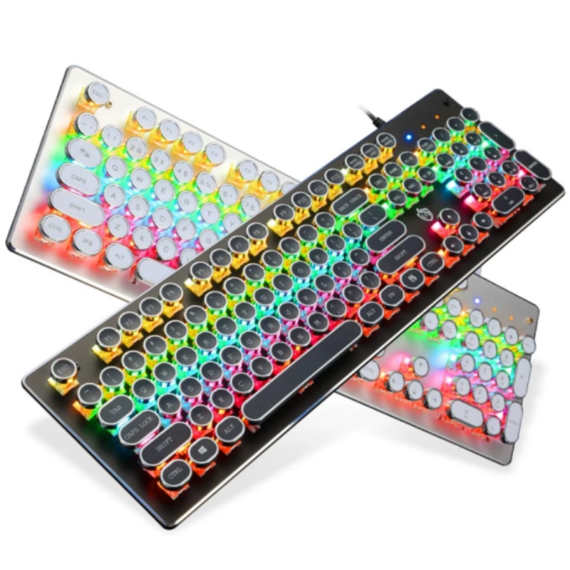 Esports Gaming Cafe - Keyboard Mekanis Steam Punk HJK920 dengan