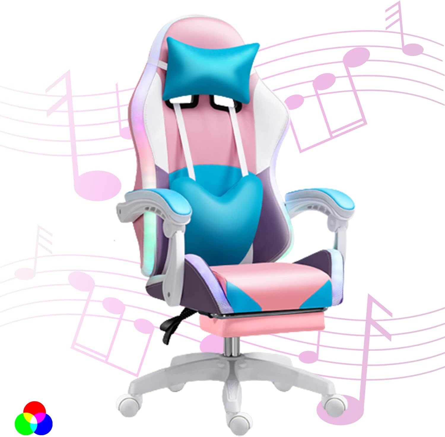 Rgb Gaming Chair - Kursi Gaming LED RGB untuk Dewasa,