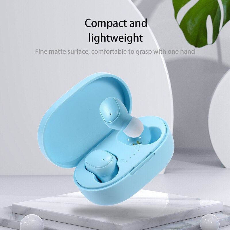 A6S TWS Earphone Nirkabel Blue - Esports Wireless Gaming Headset ulasan dan harga