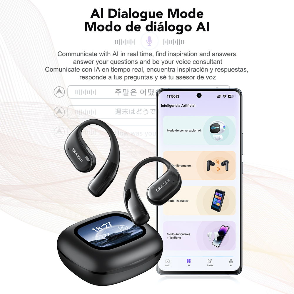 ERAZER Earbud Bluetooth Nirkab - Esports Wireless Gaming Headset ulasan dan harga