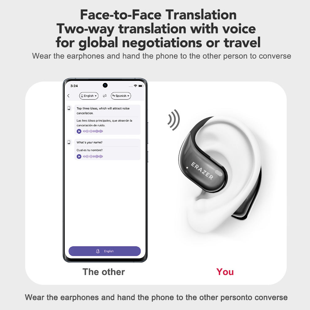 ERAZER Earbud Bluetooth Nirkab - Esports Wireless Gaming Headset ulasan dan harga