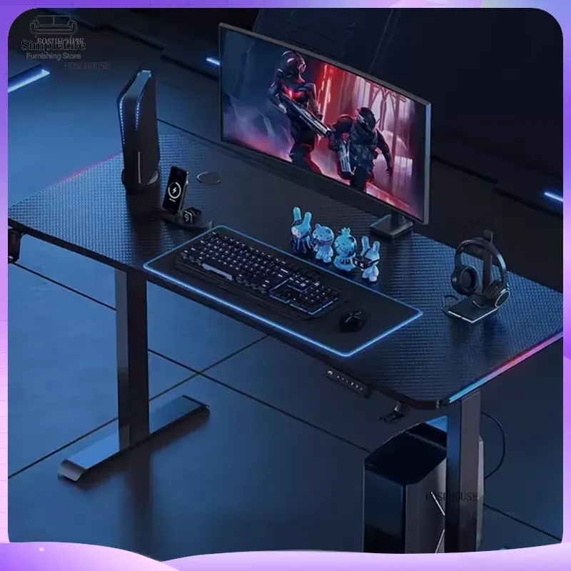 Meja Gaming Elektrik Mewah den - Esports Gaming School ulasan dan harga