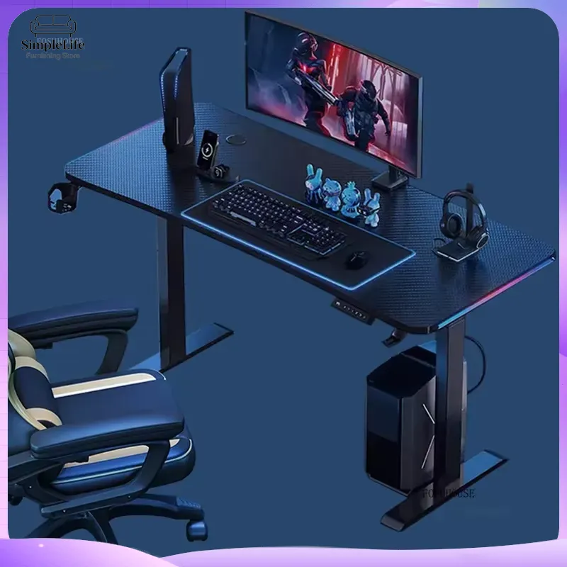 Meja Gaming Elektrik Mewah den - Esports Gaming School ulasan dan harga