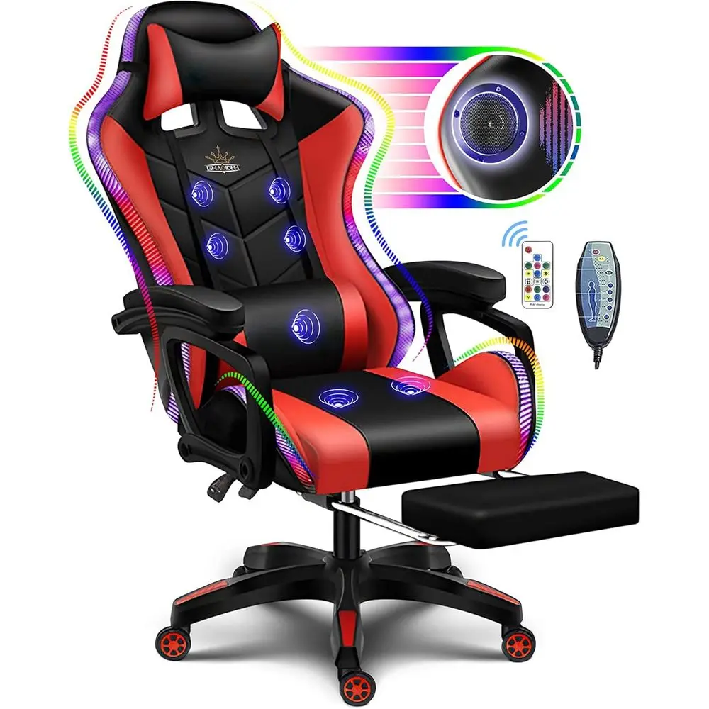 Kursi Gaming Ergonomis dengan  - Rgb Gaming Chair ulasan dan harga