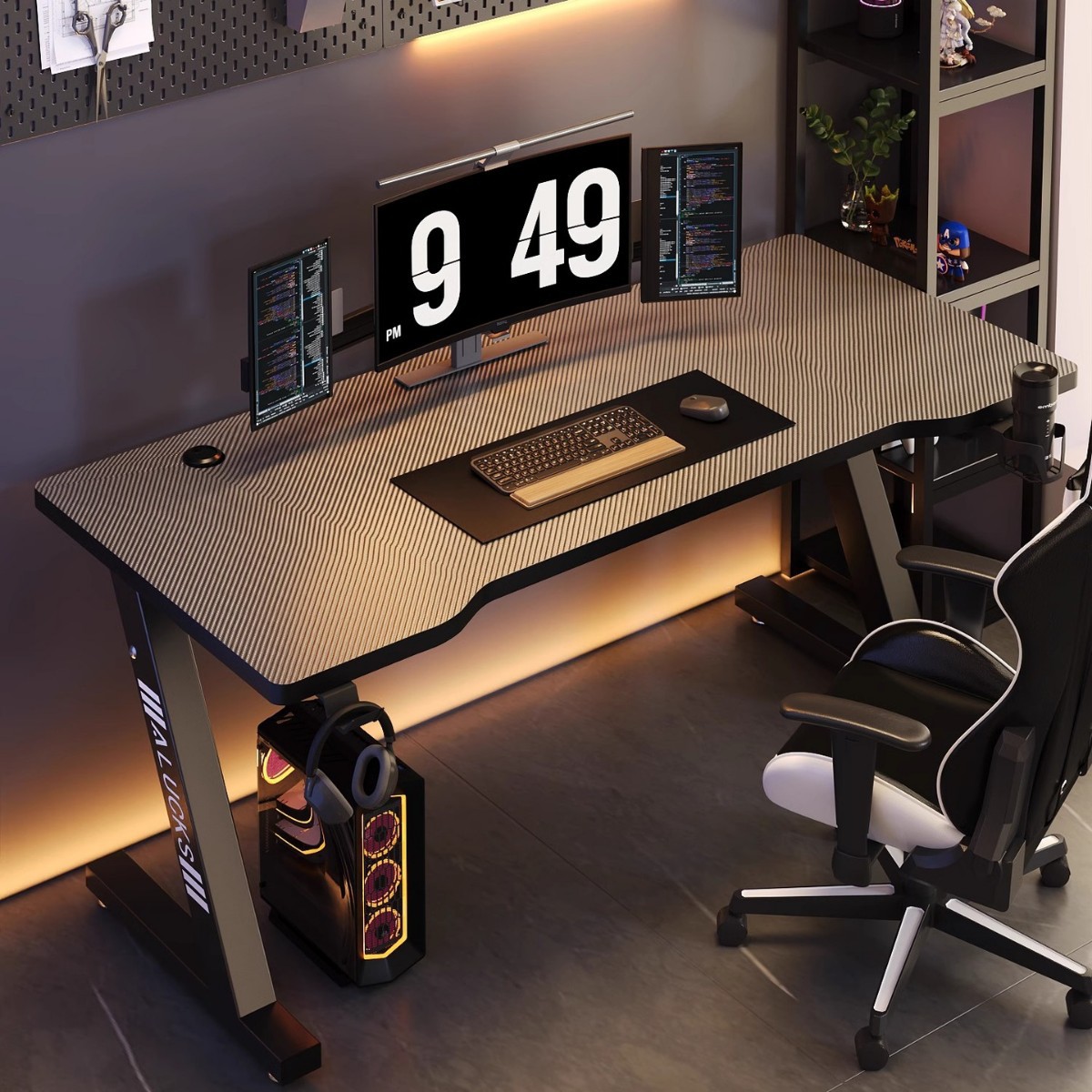 Meja Komputer Kantor Rumah Mej - Esports Gaming School ulasan dan harga