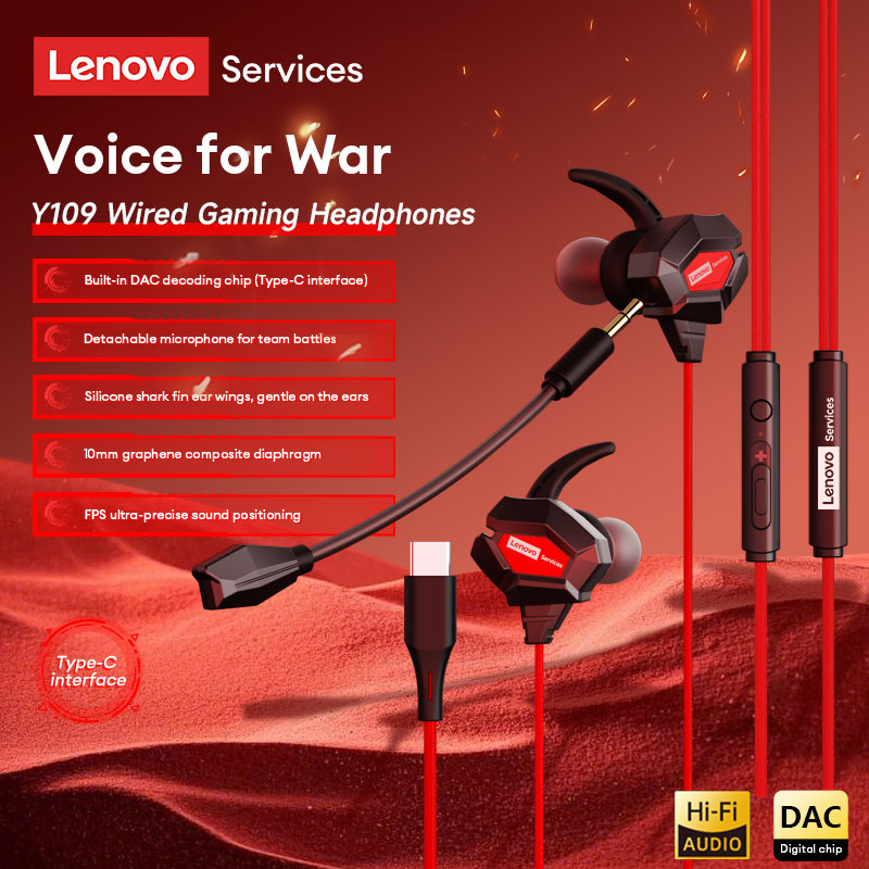 Lenovo Y109 Headset Gaming Ber - Esports Gaming Video ulasan dan harga