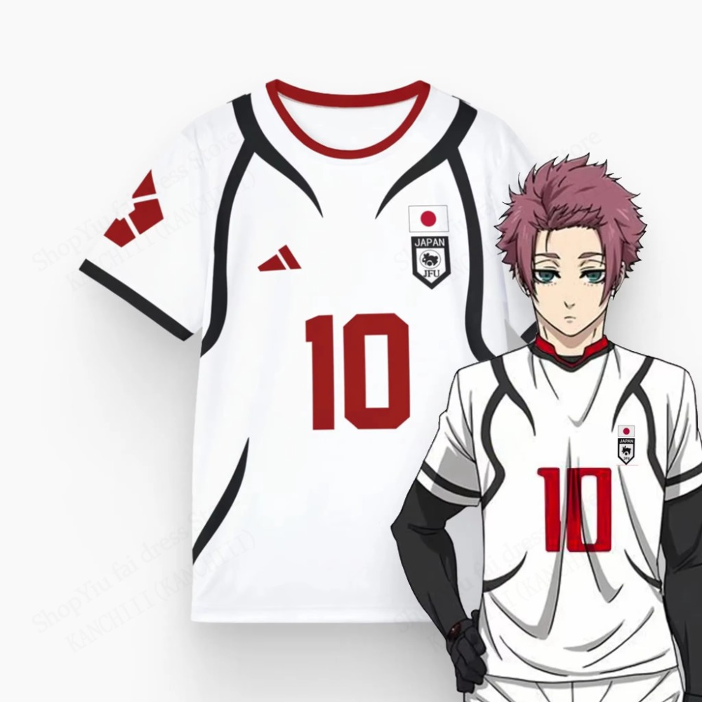 Kaos Anime Pria Blue Lock Sae  - Esports Gaming Arm Sleeve ulasan dan harga